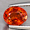 Natural Orangish Red Spessartine Garnet 1.87 Ct. Oval Shape 7.8 x 6.2 Mm Gemstones From Namibia Natural Orangish Red Spessartine Garnet 1.87 Ct. Oval Shape 7.8 x 6.2 Mm Gemstones From Namibia