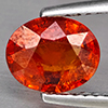 Natural Orangish Red Spessartine Garnet 1.75 Ct. Oval Shape 7.8 x 6.6 Mm Gemstones From Namibia Natural Orangish Red Spessartine Garnet 1.75 Ct. Oval Shape 7.8 x 6.6 Mm Gemstones From Namibia
