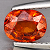 Natural Orangish Red Spessartine Garnet 1.77 Ct. Oval Shape 7.7 x 6 Mm Gemstones From Namibia Natural Orangish Red Spessartine Garnet 1.77 Ct. Oval Shape 7.7 x 6 Mm Gemstones From Namibia