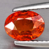 Natural Orangish Red Spessartine Garnet 1.63 Ct. Oval Shape 7.8 x 5.8 Mm Gemstones From Namibia Natural Orangish Red Spessartine Garnet 1.63 Ct. Oval Shape 7.8 x 5.8 Mm Gemstones From Namibia