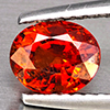 Natural Orangish Red Spessartine Garnet 1.32 Ct. Oval Shape 6.6 x 5.6 Mm Gemstones From Namibia Natural Orangish Red Spessartine Garnet 1.32 Ct. Oval Shape 6.6 x 5.6 Mm Gemstones From Namibia