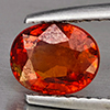 Natural Orangish Red Spessartine Garnet 1.90 Ct. Oval Shape 7.5 x 6.1 Mm Gemstones From Namibia Natural Orangish Red Spessartine Garnet 1.90 Ct. Oval Shape 7.5 x 6.1 Mm Gemstones From Namibia