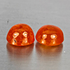 Natural Orangish Red Spessartine Garnet 11.80 Ct. 2 Pcs Oval Cabochon Shape Gemstones From Namibia Natural Orangish Red Spessartine Garnet 11.80 Ct. 2 Pcs Oval Cabochon Shape Gemstones From Namibia