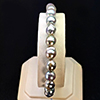 Bracelet Jewelry Multi Color Natural Pearl 11.53G. 952 Sterling Silver Magnet Set Length 6.5 Inch. Bracelet Jewelry Multi Color Natural Pearl 11.53G. 952 Sterling Silver Magnet Set Length 6.5 Inch.