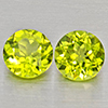Natural Green Peridot 1.76 Ct. 2 Pcs Round Shape 6 Mm Gemstones from Pakistan Natural Green Peridot 1.76 Ct. 2 Pcs Round Shape 6 Mm Gemstones from Pakistan