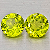 Natural Green Peridot 1.75 Ct. 2 Pcs Round Shape 6 Mm Gemstones from Pakistan Natural Green Peridot 1.75 Ct. 2 Pcs Round Shape 6 Mm Gemstones from Pakistan