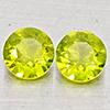 Natural Green Peridot 1.78 Ct. 2 Pcs Round Shape 6 Mm Gemstones from Pakistan Natural Green Peridot 1.78 Ct. 2 Pcs Round Shape 6 Mm Gemstones from Pakistan