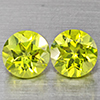 Natural Green Peridot 1.13 Ct. 2 Pcs. Round Shape 5.2 Mm. Gemstones from Pakistan Natural Green Peridot 1.13 Ct. 2 Pcs. Round Shape 5.2 Mm. Gemstones from Pakistan