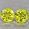 Natural Green Peridot 1.12 Ct. 2 Pcs. Round Shape 5.2 Mm. Gemstones from Pakistan Natural Green Peridot 1.12 Ct. 2 Pcs. Round Shape 5.2 Mm. Gemstones from Pakistan