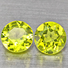 Natural Green Peridot 1.14 Ct. 2 Pcs. Round Shape 5.3 Mm. Gemstones from Pakistan Natural Green Peridot 1.14 Ct. 2 Pcs. Round Shape 5.3 Mm. Gemstones from Pakistan
