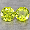 Natural Green Peridot 1.25 Ct. 2 Pcs. Round Shape 5.3 Mm. Gemstones from Pakistan Natural Green Peridot 1.25 Ct. 2 Pcs. Round Shape 5.3 Mm. Gemstones from Pakistan