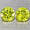Natural Green Peridot 1.13 Ct. 2 Pcs. Round Shape 5.2 Mm. Gemstones from Pakistan Natural Green Peridot 1.13 Ct. 2 Pcs. Round Shape 5.2 Mm. Gemstones from Pakistan