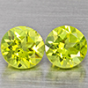 Natural Green Peridot 1.25 Ct. 2 Pcs. Round Shape 5.2 Mm. Gemstones from Pakistan Natural Green Peridot 1.25 Ct. 2 Pcs. Round Shape 5.2 Mm. Gemstones from Pakistan