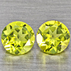 Natural Green Peridot 1.11 Ct. 2 Pcs. Round Shape 5.3 Mm. Gemstones from Pakistan Natural Green Peridot 1.11 Ct. 2 Pcs. Round Shape 5.3 Mm. Gemstones from Pakistan