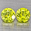 Natural Green Peridot 1.29 Ct. 2 Pcs. Round Shape 5.2 Mm. Gemstones from Pakistan Natural Green Peridot 1.29 Ct. 2 Pcs. Round Shape 5.2 Mm. Gemstones from Pakistan
