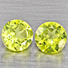 Natural Green Peridot 1.19 Ct. 2 Pcs. Round Shape 5.2 Mm. Gemstones from Pakistan Natural Green Peridot 1.19 Ct. 2 Pcs. Round Shape 5.2 Mm. Gemstones from Pakistan
