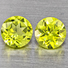 Natural Green Peridot 1.22 Ct. 2 Pcs. Round Shape 5.2 Mm. Gemstones from Pakistan Natural Green Peridot 1.22 Ct. 2 Pcs. Round Shape 5.2 Mm. Gemstones from Pakistan