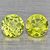 Natural Green Peridot 1.13 Ct. 2 Pcs. Round Shape 5.1 Mm. Gemstones from Pakistan Natural Green Peridot 1.13 Ct. 2 Pcs. Round Shape 5.1 Mm. Gemstones from Pakistan