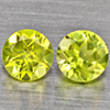 Natural Green Peridot 1.31 Ct. 2 Pcs. Round Shape 5.1 Mm. Gemstones from Pakistan Natural Green Peridot 1.31 Ct. 2 Pcs. Round Shape 5.1 Mm. Gemstones from Pakistan