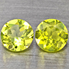 Natural Green Peridot 1.33 Ct. 2 Pcs. Round Shape 5.2 Mm. Gemstones from Pakistan Natural Green Peridot 1.33 Ct. 2 Pcs. Round Shape 5.2 Mm. Gemstones from Pakistan