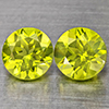 Natural Green Peridot 1.32 Ct. 2 Pcs. Round Shape 5.3 Mm. Gemstones from Pakistan Natural Green Peridot 1.32 Ct. 2 Pcs. Round Shape 5.3 Mm. Gemstones from Pakistan