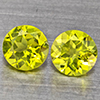 Natural Green Peridot 1.22 Ct. 2 Pcs. Round Shape 5 Mm. Gemstones from Pakistan Natural Green Peridot 1.22 Ct. 2 Pcs. Round Shape 5 Mm. Gemstones from Pakistan