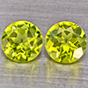 Natural Green Peridot 1.32 Ct. 2 Pcs. Round Shape 5.2 Mm. Gemstones from Pakistan Natural Green Peridot 1.32 Ct. 2 Pcs. Round Shape 5.2 Mm. Gemstones from Pakistan