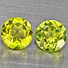 Natural Green Peridot 1.35 Ct. 2 Pcs. Round Shape 5.2 Mm. Gemstones from Pakistan Natural Green Peridot 1.35 Ct. 2 Pcs. Round Shape 5.2 Mm. Gemstones from Pakistan