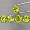 Natural Green Peridot 4.10 Ct. 5 Pcs Round Shape 6.1 Mm Gemstones from Pakistan Natural Green Peridot 4.10 Ct. 5 Pcs Round Shape 6.1 Mm Gemstones from Pakistan