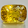 Natural Yellow Lemon Quartz 13.29 Ct. Cushion Concave Cut 15.9 x 11.2 Mm Gems