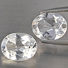 Natural White Quartz 3.14 Ct. 2 Pcs Oval Shape 9.2 x 7.2 Mm Gemstone from Brazil Natural White Quartz 3.14 Ct. 2 Pcs Oval Shape 9.2 x 7.2 Mm Gemstone from Brazil