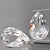 Natural White Quartz 3.98 Ct. 2 Pcs Pear Shape 10.2 x 7.2 Mm Gemstone from Brazil Natural White Quartz 3.98 Ct. 2 Pcs Pear Shape 10.2 x 7.2 Mm Gemstone from Brazil
