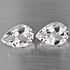 Natural White Quartz 3.60 Ct. 2 Pcs Pear Shape 10.1 x 7 Mm Gemstone from Brazil Natural White Quartz 3.60 Ct. 2 Pcs Pear Shape 10.1 x 7 Mm Gemstone from Brazil