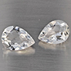 Natural White Quartz 3.15 Ct. 2 Pcs Pear Shape 9.8 x 7.3 Mm Gemstone from Brazil Natural White Quartz 3.15 Ct. 2 Pcs Pear Shape 9.8 x 7.3 Mm Gemstone from Brazil