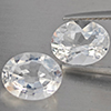 Natural White Quartz 3.54 Ct. 2 Pcs Oval Shape 9.2 x 7.3 Mm Gemstone from Brazil Natural White Quartz 3.54 Ct. 2 Pcs Oval Shape 9.2 x 7.3 Mm Gemstone from Brazil