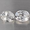 Natural White Quartz 3.56 Ct. 2 Pcs Oval Shape 9.2 x 7.3 Mm Gemstone from Brazil Natural White Quartz 3.56 Ct. 2 Pcs Oval Shape 9.2 x 7.3 Mm Gemstone from Brazil