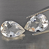 Natural White Quartz 3.01 Ct. 2 Pcs Pear Shape 10.1 x 7.2 Mm Gemstone from Brazil Natural White Quartz 3.01 Ct. 2 Pcs Pear Shape 10.1 x 7.2 Mm Gemstone from Brazil