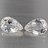 Natural White Quartz 3.34 Ct. 2 Pcs Pear Shape 10.2 x 7.3 Mm Gemstone from Brazil Natural White Quartz 3.34 Ct. 2 Pcs Pear Shape 10.2 x 7.3 Mm Gemstone from Brazil