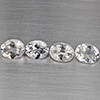 Natural White Quartz 6.38 Ct. 4 Pcs Oval Shape Gemstone from Brazil Natural White Quartz 6.38 Ct. 4 Pcs Oval Shape Gemstone from Brazil