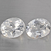 Natural White Quartz 3.28 Ct. 2 Pcs Oval Shape 9.2 x 7.3 Mm Gemstone from Brazil Natural White Quartz 3.28 Ct. 2 Pcs Oval Shape 9.2 x 7.3 Mm Gemstone from Brazil