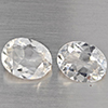 Natural White Quartz 1.98 Ct. 2 Pcs Oval Shape 9.1 x 7.2 Mm Gemstone from Brazil Natural White Quartz 1.98 Ct. 2 Pcs Oval Shape 9.1 x 7.2 Mm Gemstone from Brazil