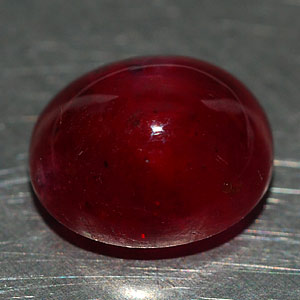 40 Ct. Oval Cab Natural Purplish Red Ruby Madagascar  