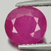 Certified Natural Pinkish Red Ruby 2.14 Ct. Oval Shape 8.03 x 7.26 Mm. Gemstone