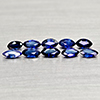 Natural Blue Sapphie 1.43 Ct. 10 Pcs Marquise Shape Gemstones