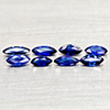 Natural Blue Sapphie 1.33 Ct. 8 Pcs Marquise Shape Gemstones