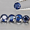 Natural Blue Sapphire 0.95 Ct. 5 Pcs Round Shape 3.2 Mm Gemstone From Madagascar Natural Blue Sapphire 0.95 Ct. 5 Pcs Round Shape 3.2 Mm Gemstone From Madagascar