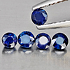 Natural Blue Sapphire 0.73 Ct. 5 Pcs Round Shape 3 Mm Gemstone From Madagascar Natural Blue Sapphire 0.73 Ct. 5 Pcs Round Shape 3 Mm Gemstone From Madagascar