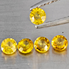 à ¹ŒNatural Yellow Sapphrie 0.92 Ct. 5 Pcs Round Shape 3.4 Mm Gemstone from Thailand à ¹ŒNatural Yellow Sapphrie 0.92 Ct. 5 Pcs Round Shape 3.4 Mm Gemstone from Thailand
