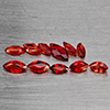 Natural Orangish Red Songea Sapphire 1.06 Ct. 11 Pcs Marquise Shape Gemstones From Tanzania Natural Orangish Red Songea Sapphire 1.06 Ct. 11 Pcs Marquise Shape Gemstones From Tanzania