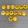 Natural Yellow Songea Sapphire 2.43 Ct. 14 Pcs Round Shape 3.4 Mm Gemstone from Tanzania Natural Yellow Songea Sapphire 2.43 Ct. 14 Pcs Round Shape 3.4 Mm Gemstone from Tanzania